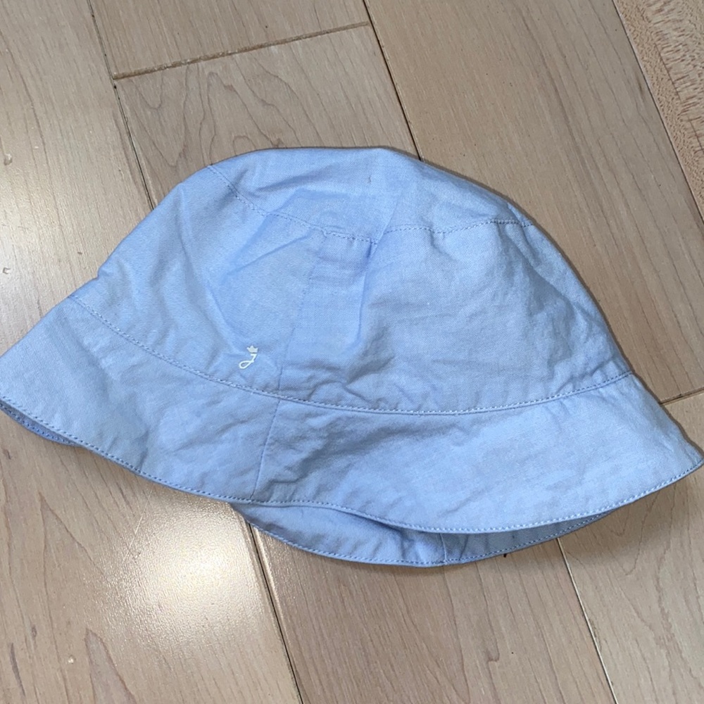 Jacadi soft cotton blue sun hat